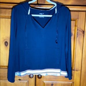 JOCKEY Navy Sweatshirt OR Sleep Top W/ Hood